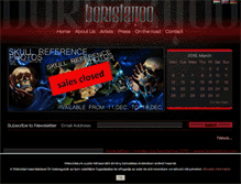 Tablet Screenshot of boristattoo.com